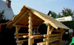 Altánok z masívnej guľatiny – fotka 3